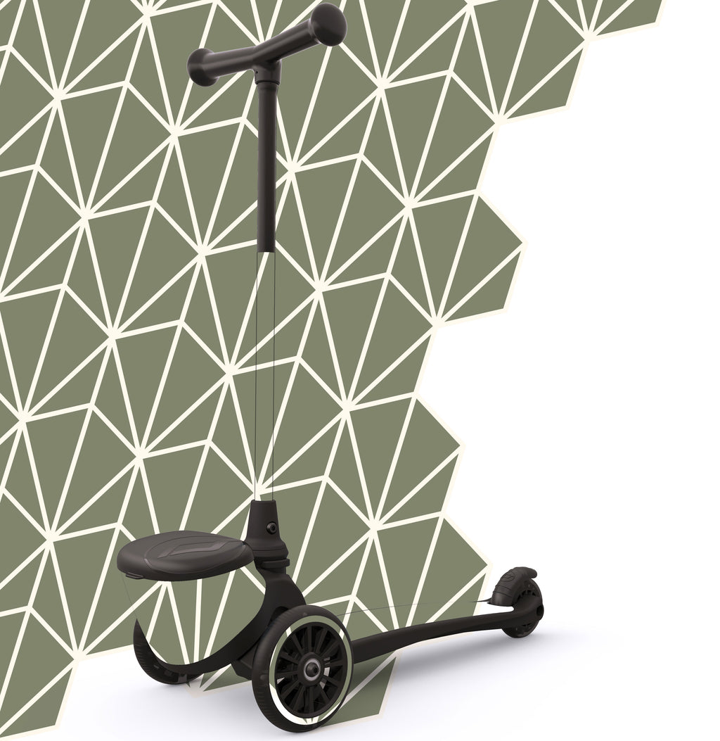 Highwaykick 2 Lifestyle Scooter Green Lines image 5