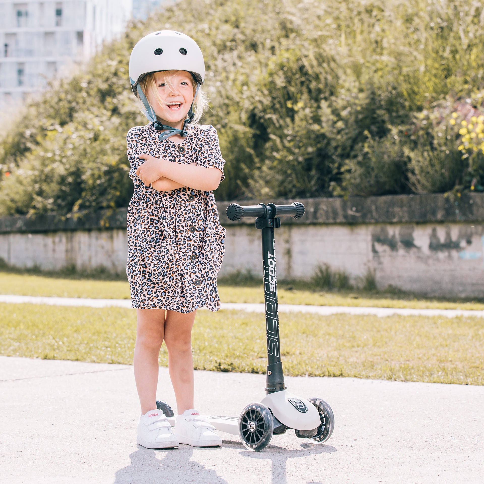 Kids Helmet in Ash – Small to Medium Size for 3-7 Year Old image 1