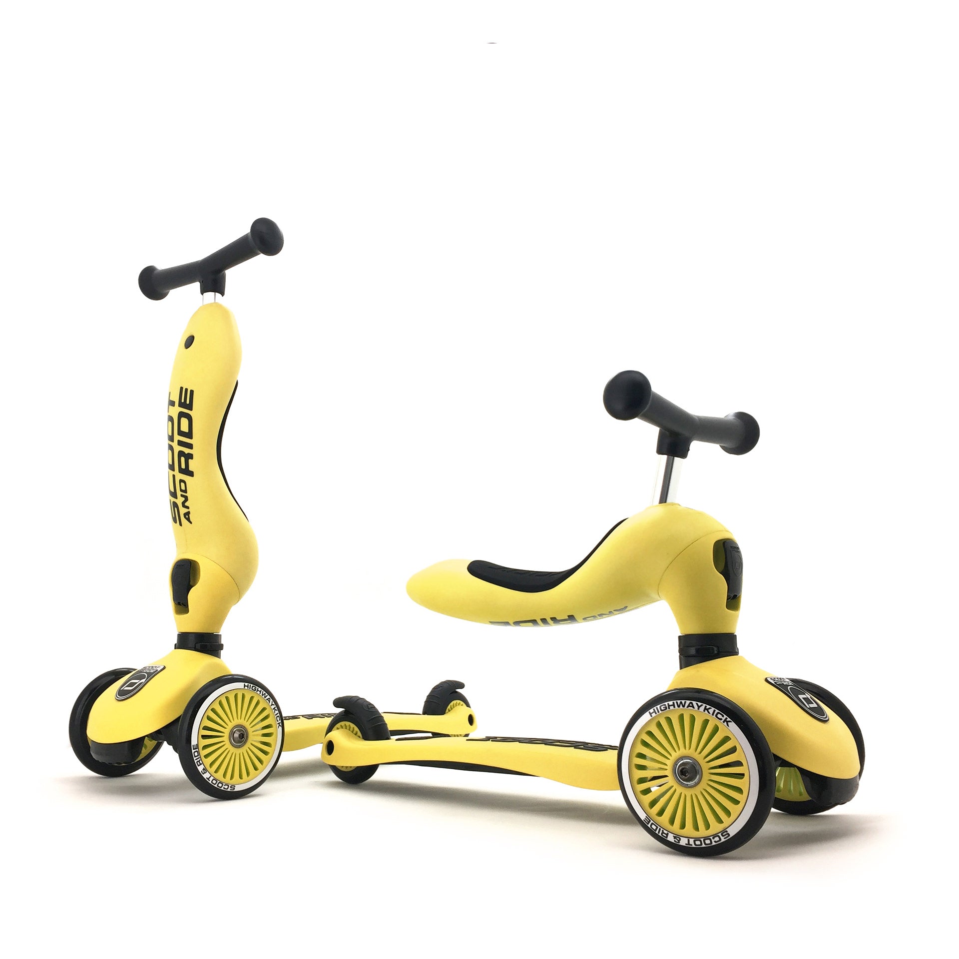 HighwayKick 1 Scooter and Ride On Toy Lemon – Scoot and Ride USA