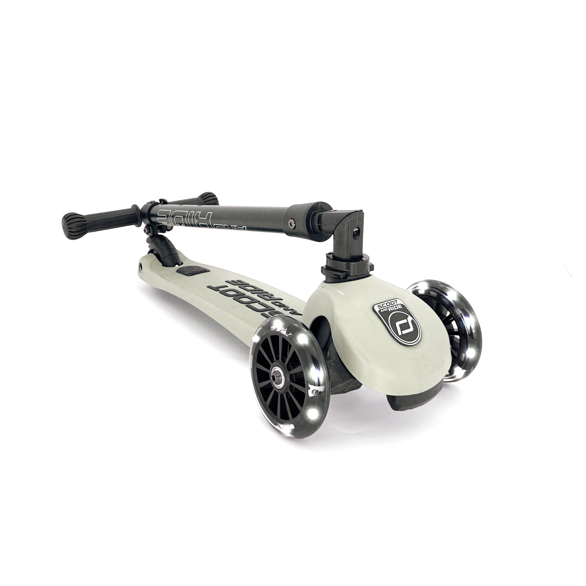 Highwaykick 3 Scooter with LED Wheels Ash – Scoot and Ride USA
