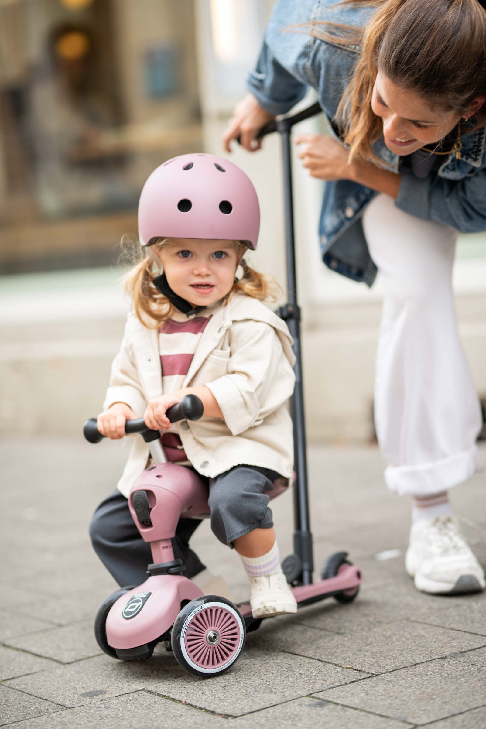 Scoot & Ride 2 In 1 - Ride-On E Scooter Convertibile Per Bambini 1-5 Anni - Colore Frassino (Scatola Aperta)