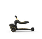 HighwayKick 1 Lifestyle Scooter and Ride On Toy Black Golden