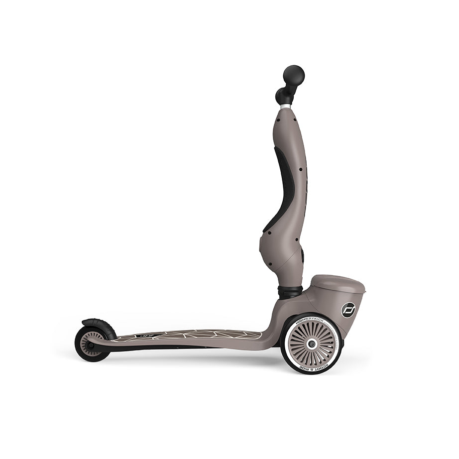 HighwayKick 1 Lifestyle Scooter and Ride On Toy Brown Lines