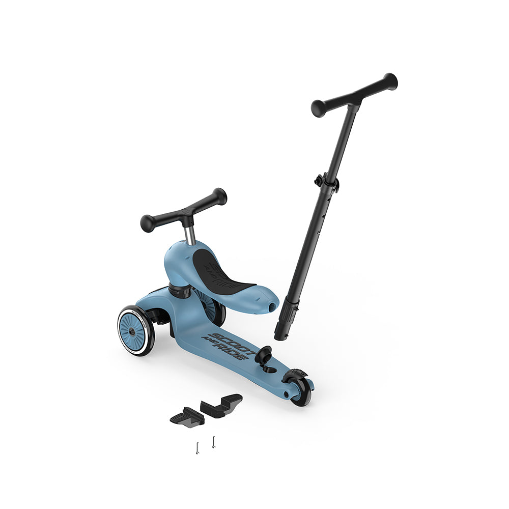 Highwaykick 1 Push and Go Steel – Scoot and Ride USA