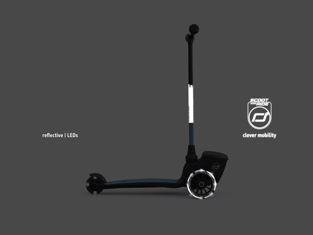 Highwaykick 2 Lifestyle Scooter Reflective Steel