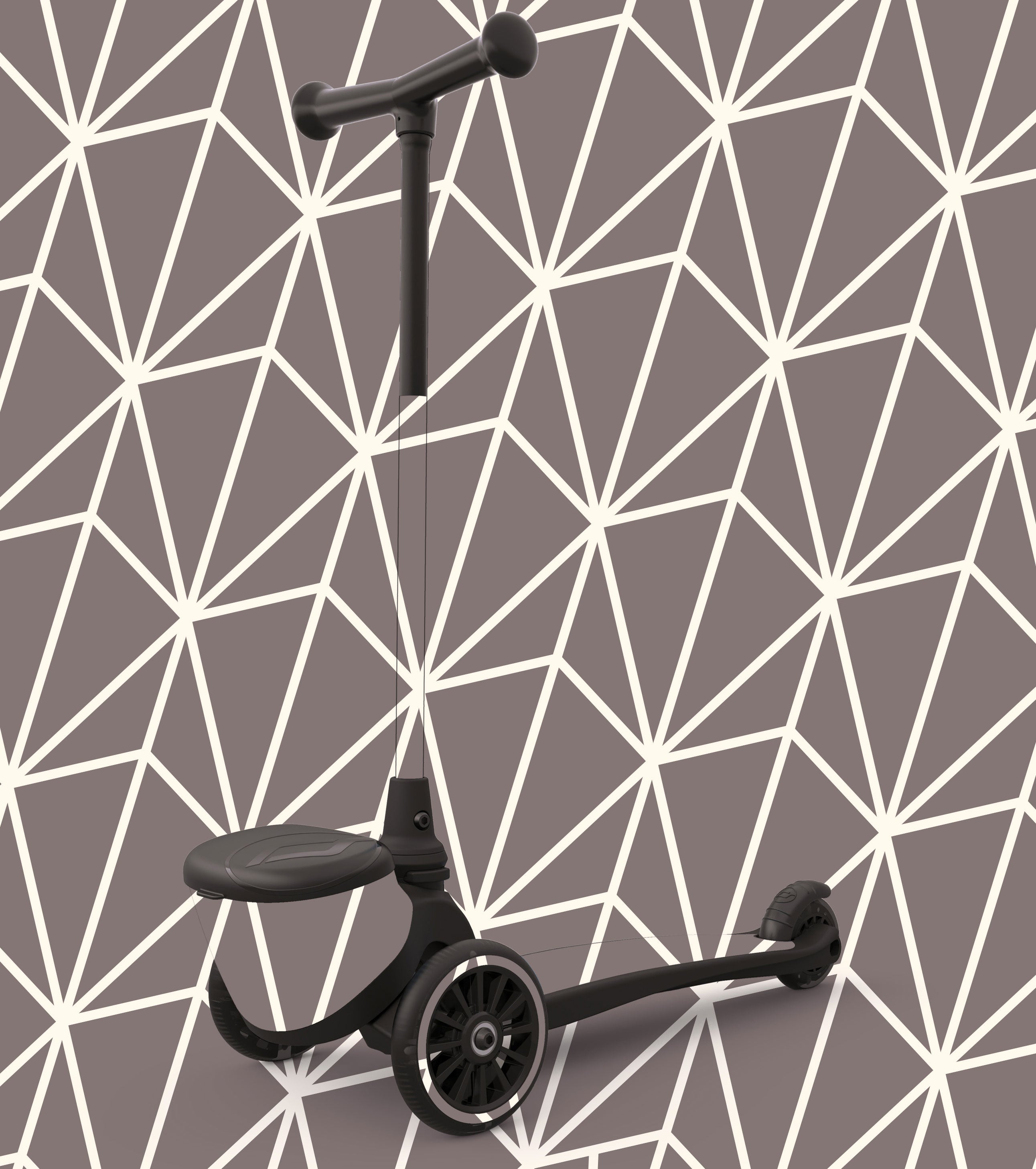 Highwaykick 2 Lifestyle Scooter Brown Lines image 5