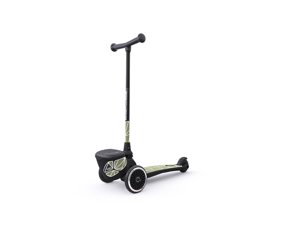 Highwaykick 2 Lifestyle Scooter Green Lines image 0