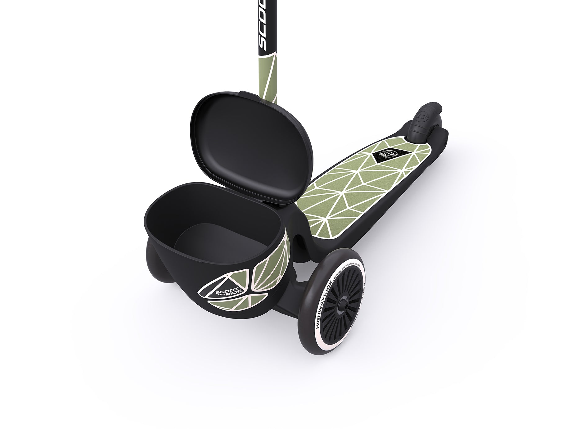 Highwaykick 2 Lifestyle Scooter Green Lines image 3