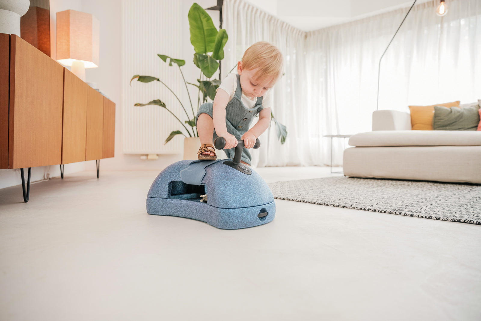 My First Baby Walker Ride On Toy Steel image 7