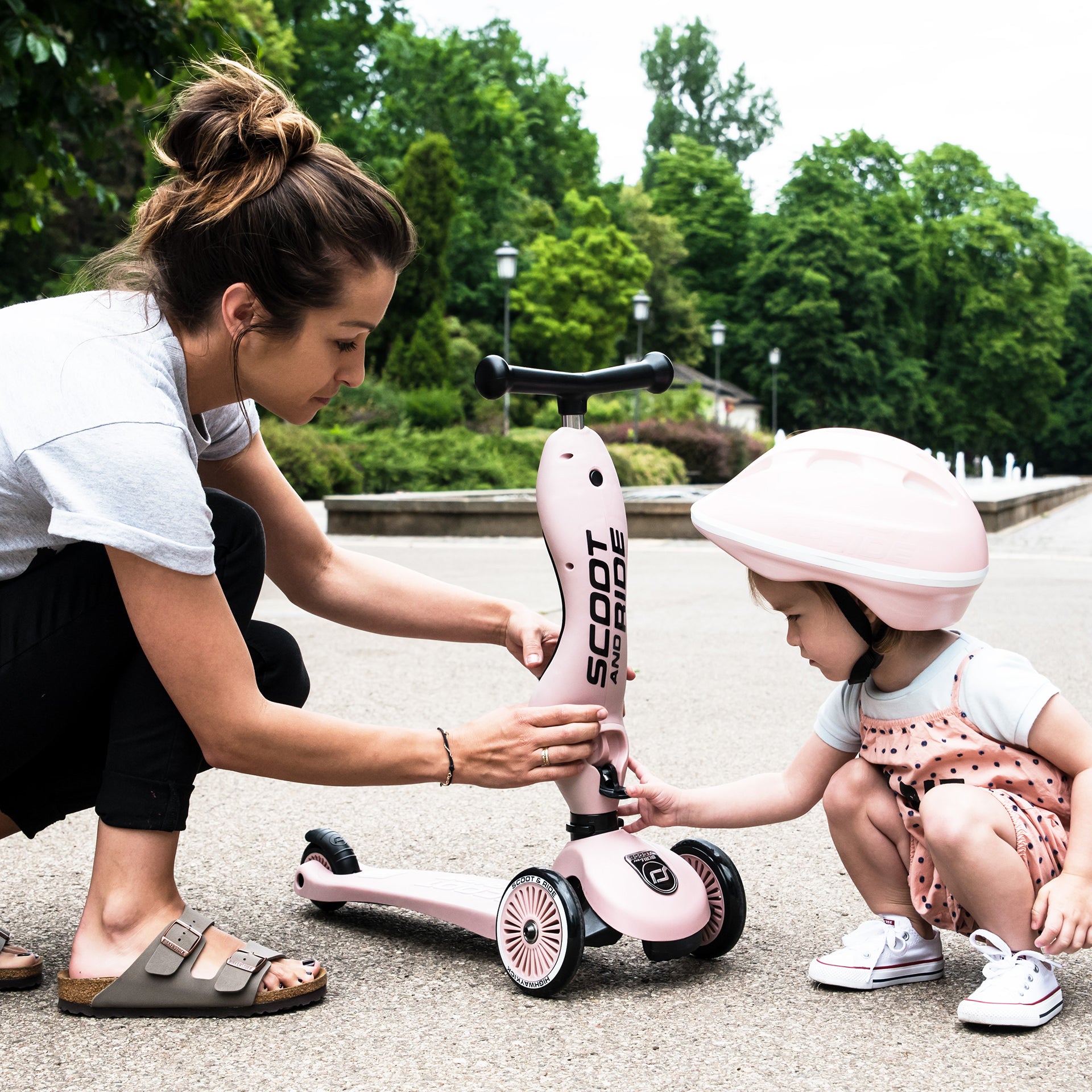 HighwayKick 1 Scooter and Ride On Toy Rose – Scoot and Ride USA