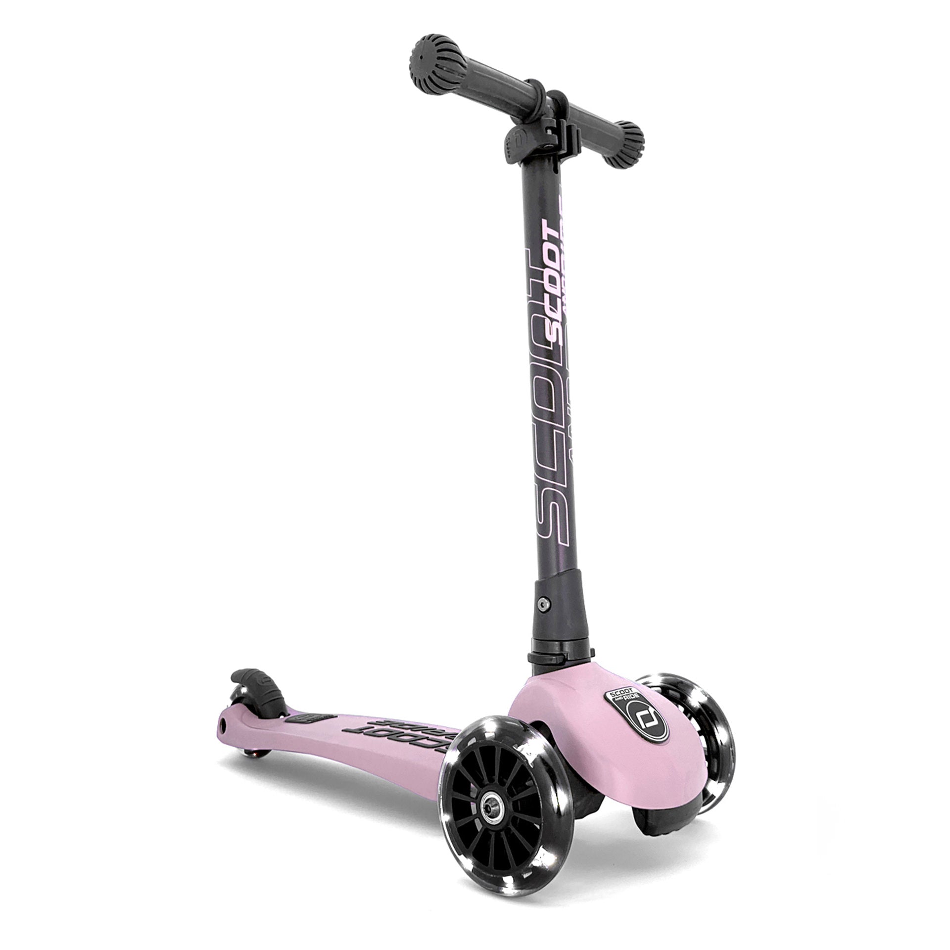 Highwaykick 3 Scooter with LED Wheels Rose – Scoot and Ride USA