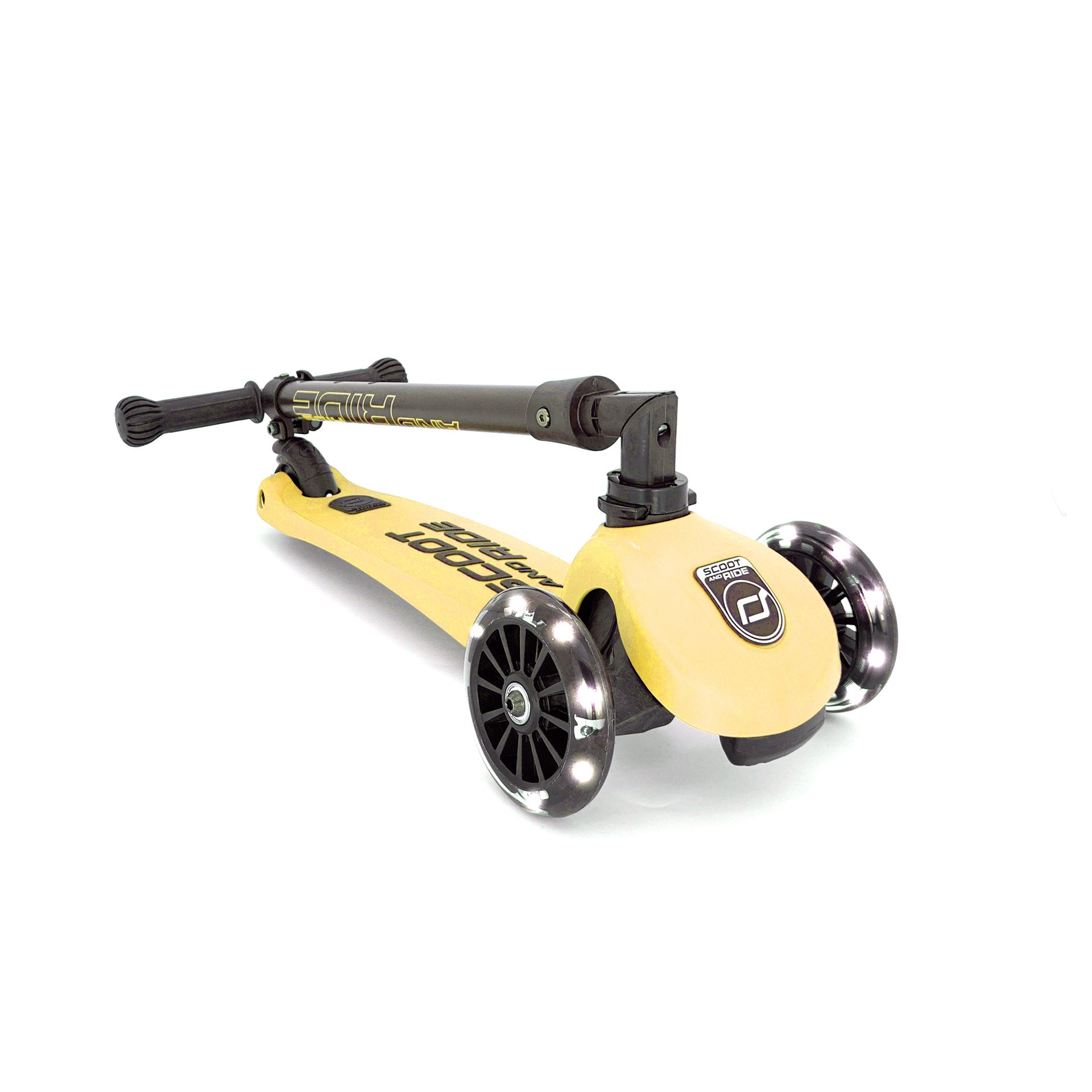 Highwaykick 3 Scooter with LED Wheels Lemon – Scoot and Ride USA